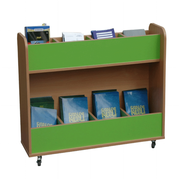 Biblioteczka mobilna z przegrodami Primo 225