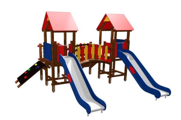 Plac zabaw drewniany nr 9